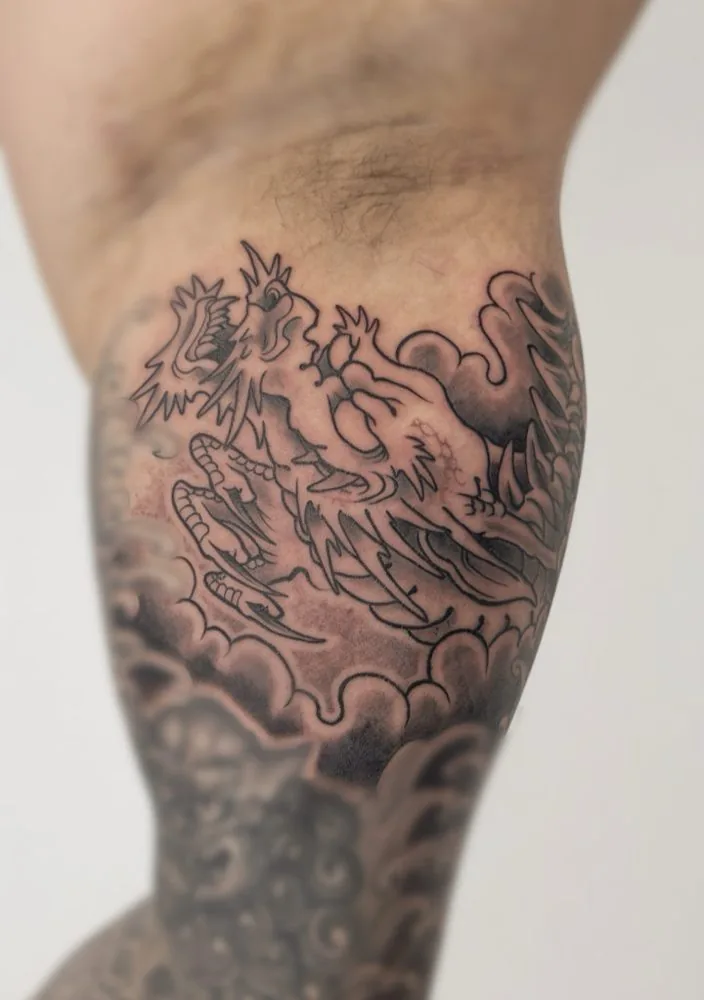 Japanischer Drache als Lückenfüller